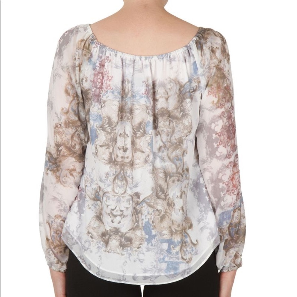 Joseph Ribkoff Tunic w/ split sleeve - Picture 3 of 7